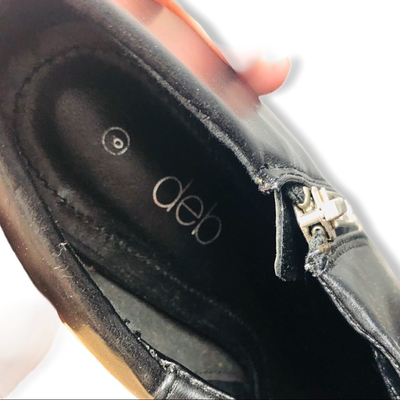 Hot Deb Stiletto Platform Booties Sz 6 - Picture 5 of 5